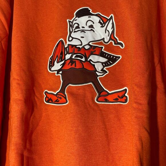Cleveland Browns Brownie Sweatshirt NWT Mitchell & Ness Big & Tall Mens 3XL - Picture 3 of 8
